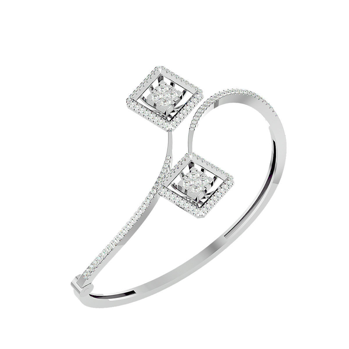 Diamond Basket Bracelet 3dm stl render detail 3D print model 3D print model_7