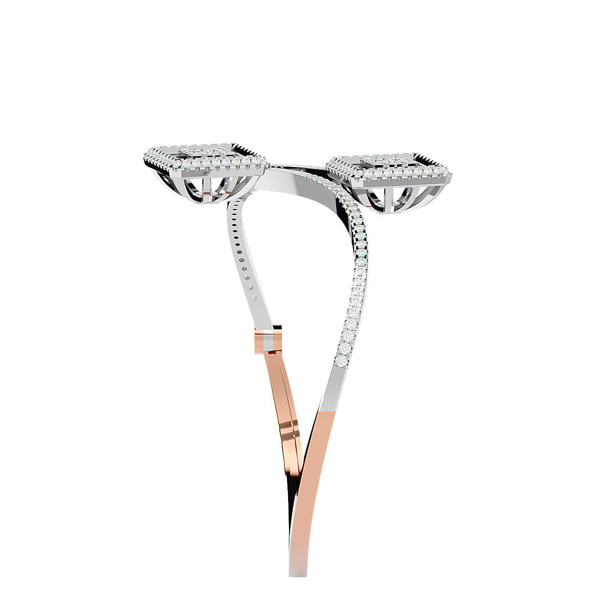 Diamond Basket Bracelet 3dm stl render detail 3D print model 3D print model_10