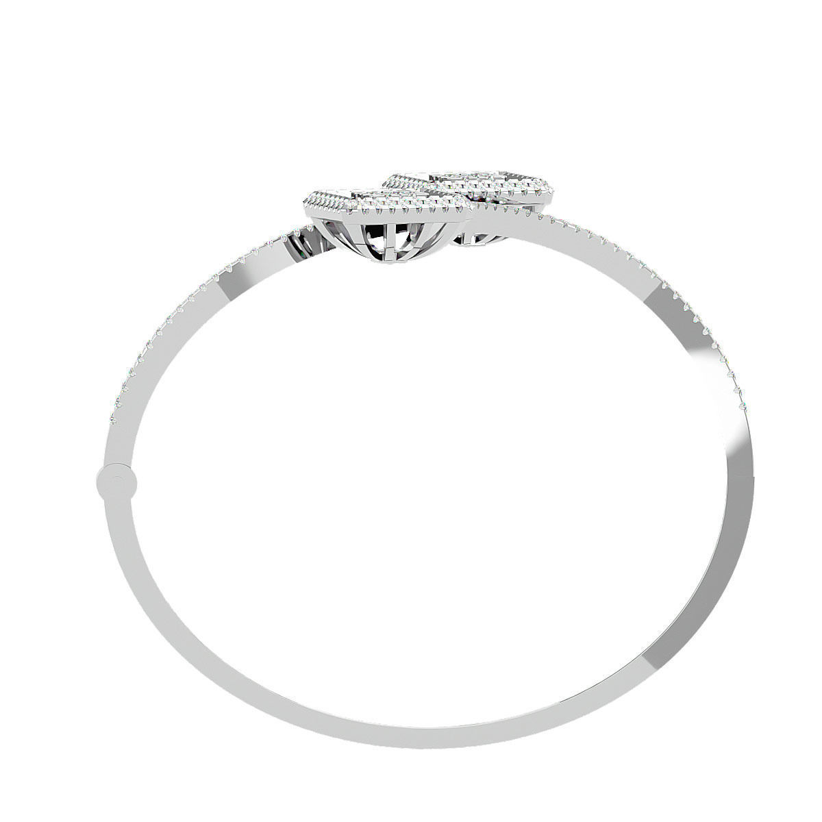 Diamond Basket Bracelet 3dm stl render detail 3D print model 3D print model_13