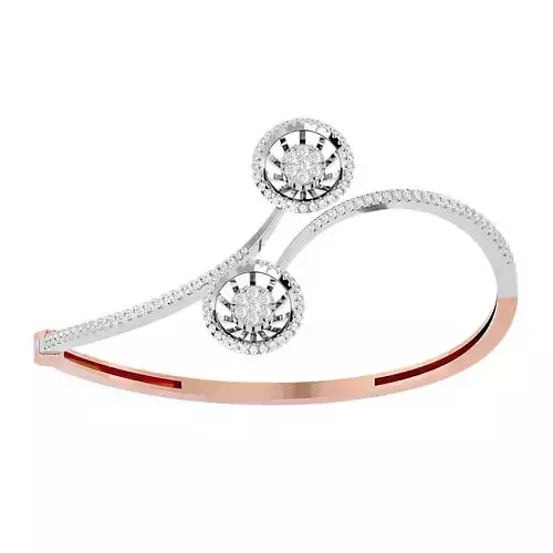 Blooming Flower Bracelet 3dm stl render detail 3D print model