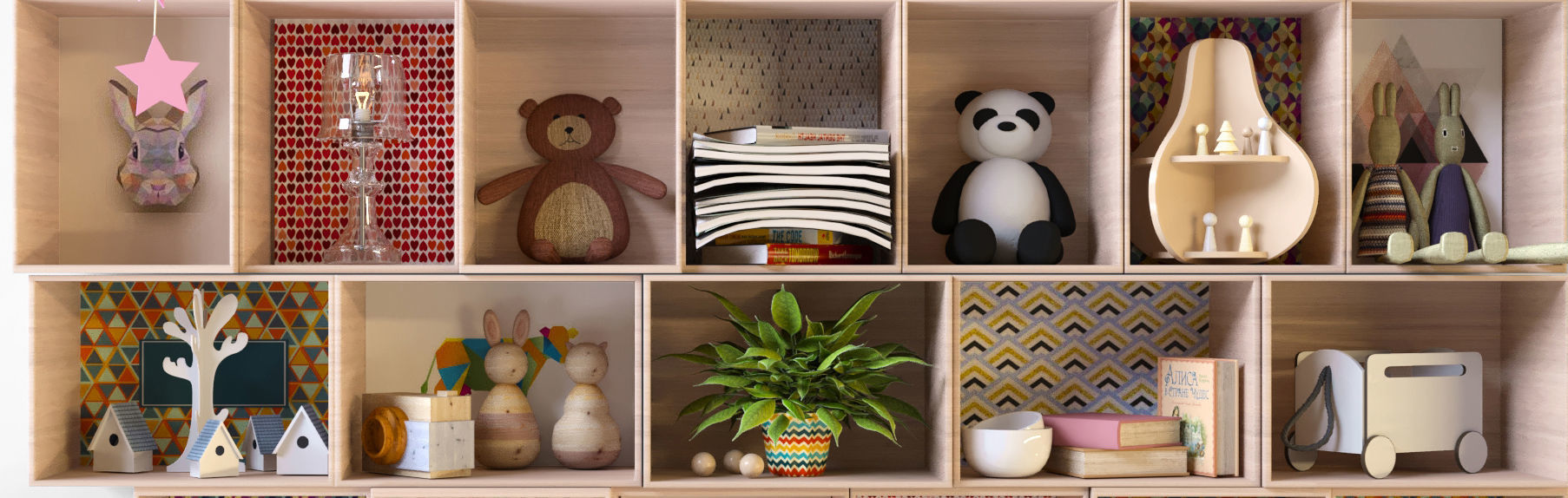 Large children set 3D model_3