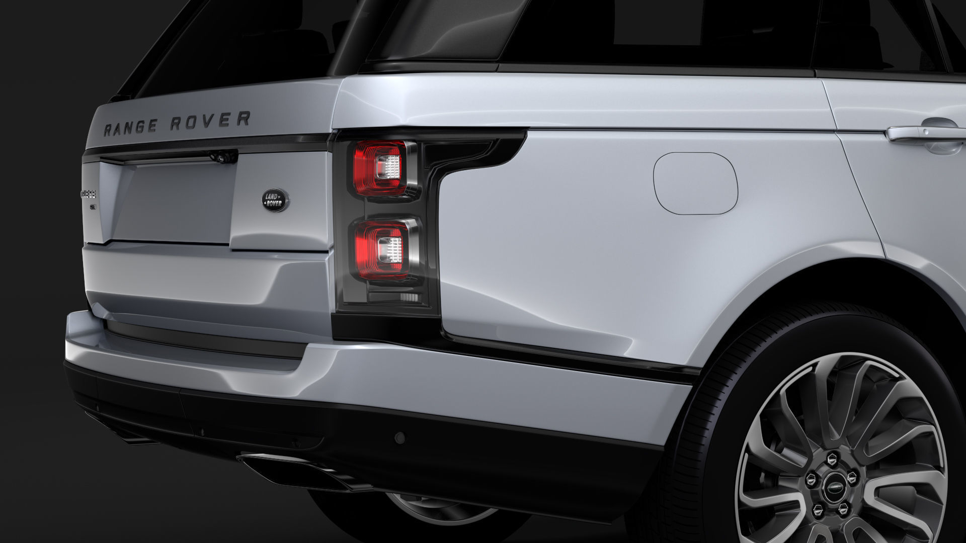 Range Rover P400e Vogue SE L405 2020 3D model_9