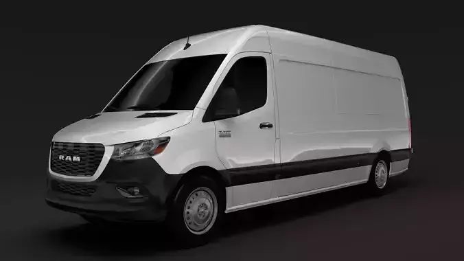 RAM Sprinter Panel Van L3H2 RWD 2020 3D model