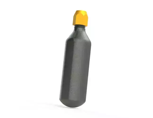 Soda chargers - co2 Low-poly 3D model