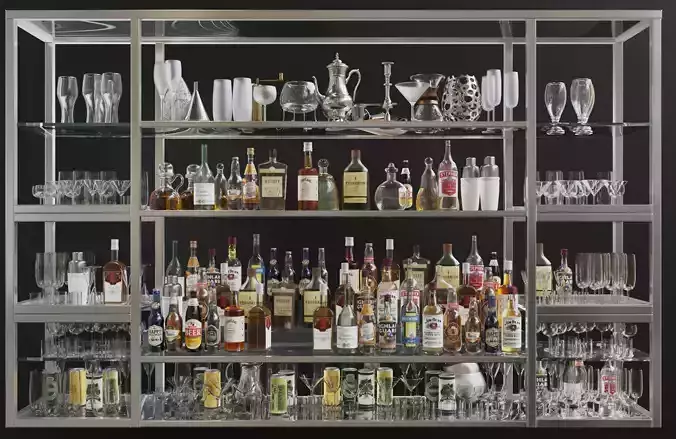 Bar 10 3D model