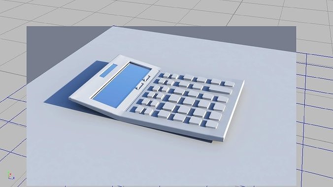 calculator model Free 3D model