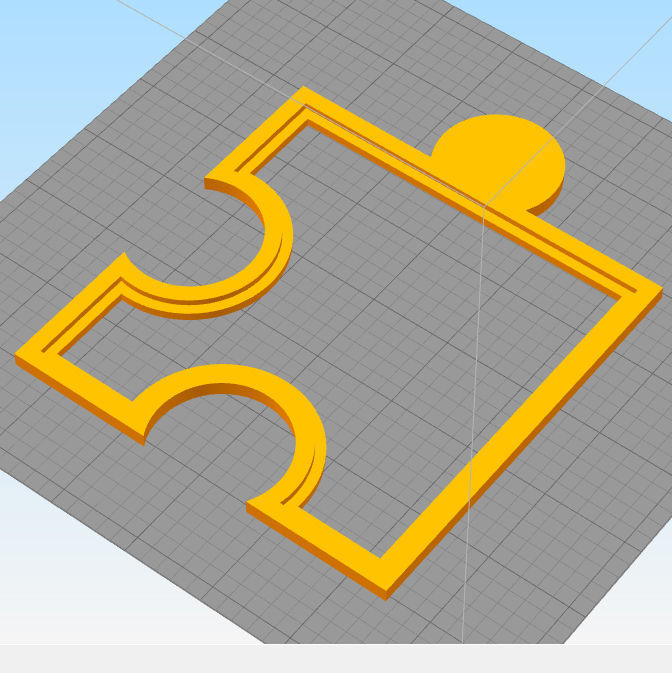 Puzzle photo frames 3D print model_2
