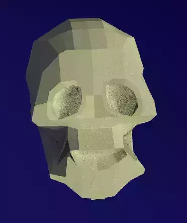 Low Poly Skull