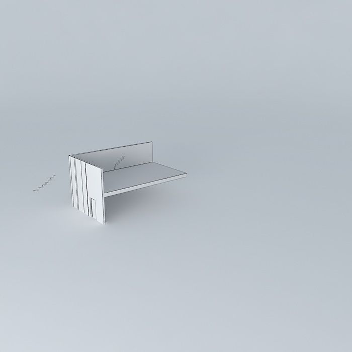 stairs toilet paper holder Free 3D model_4