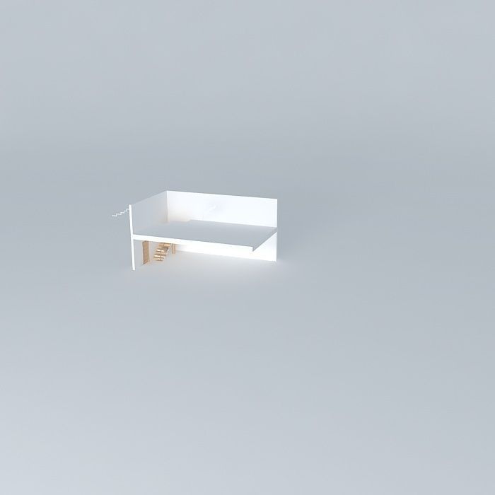 stairs toilet paper holder Free 3D model_1