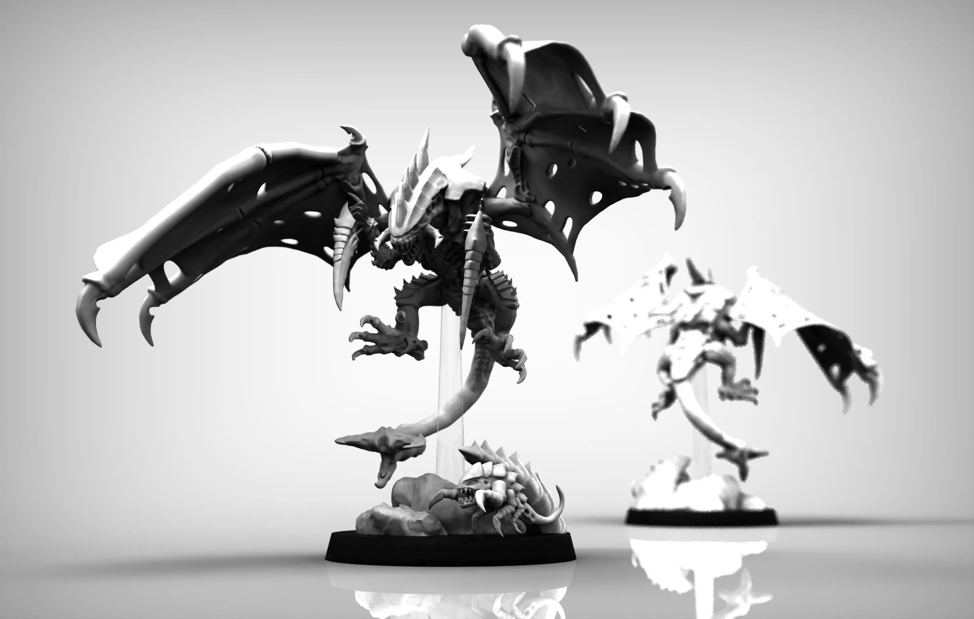 Space Bug Parasite Free 3D print model