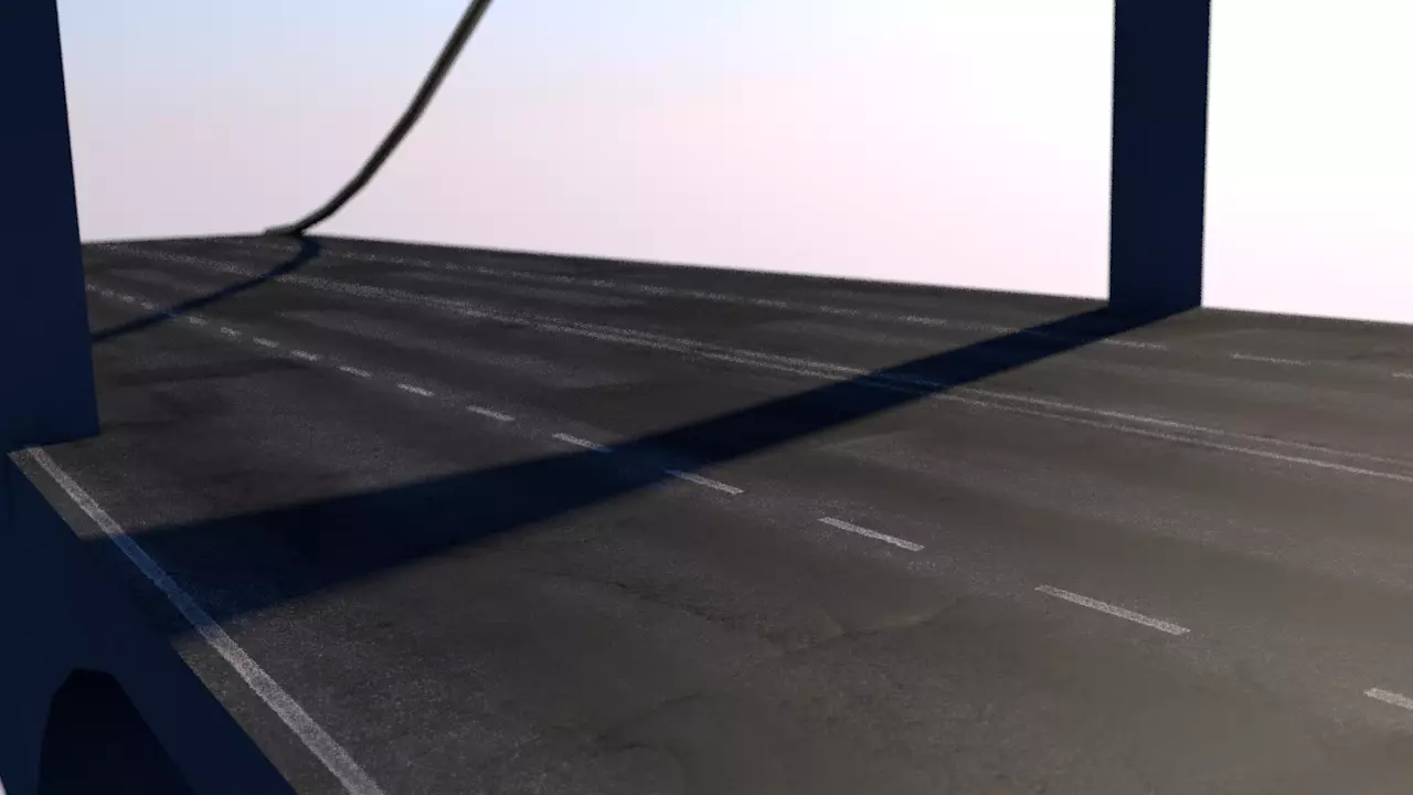 Modular Bridge Free low-poly 3D model
