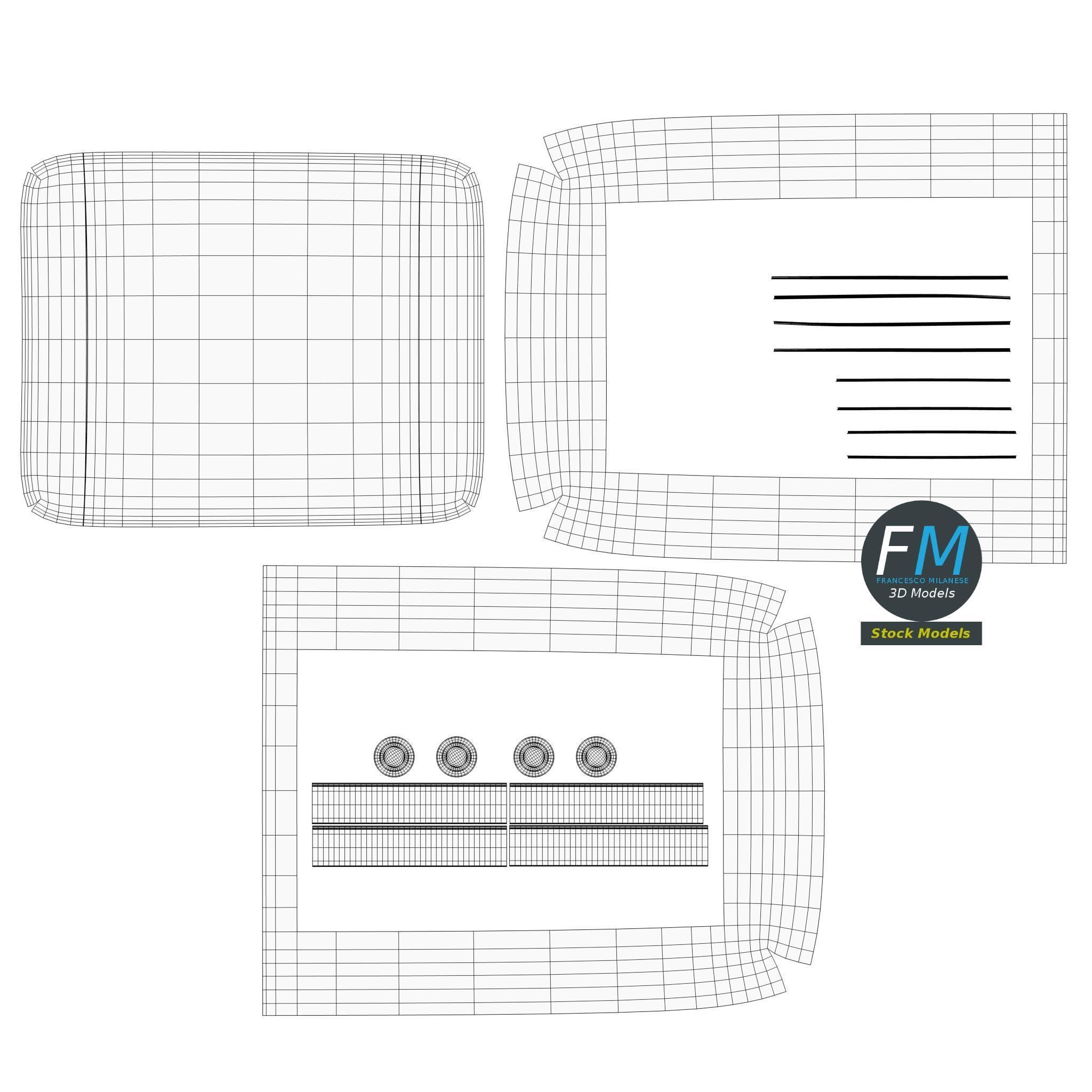 Napkin dispenser 1 3D model_11