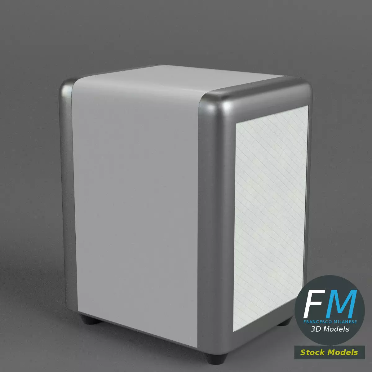 Napkin dispenser 1 3D model_0