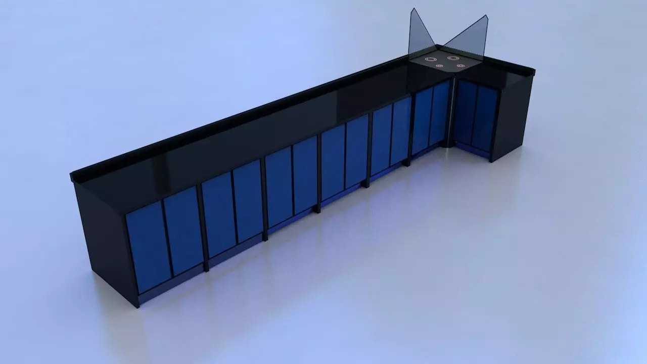 Kitchen cabinet with doors Free 3D model