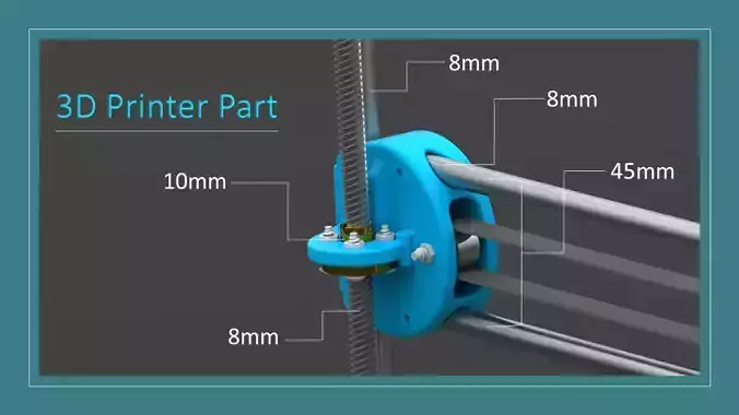 3D Printer Part 3D print model