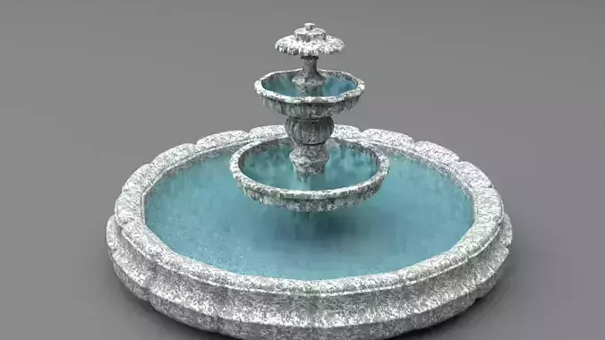 fountain with water