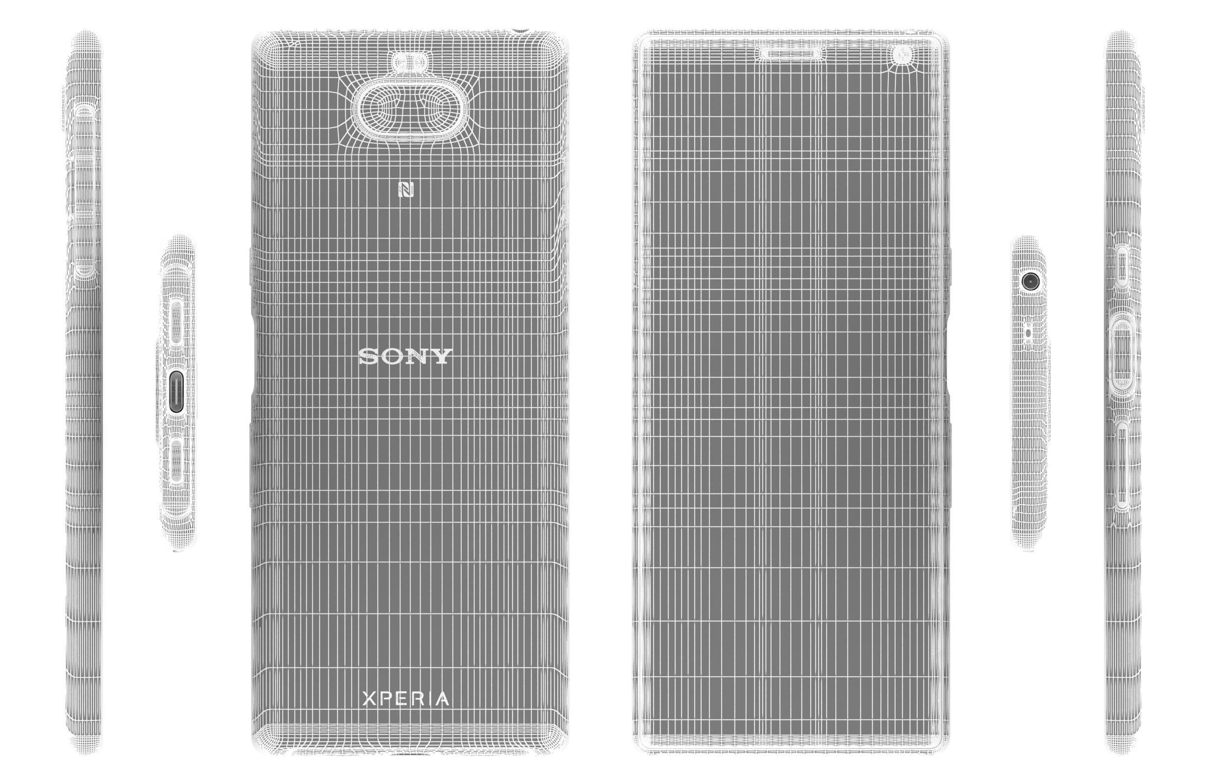 Sony Xperia 10 Black 3D model_14