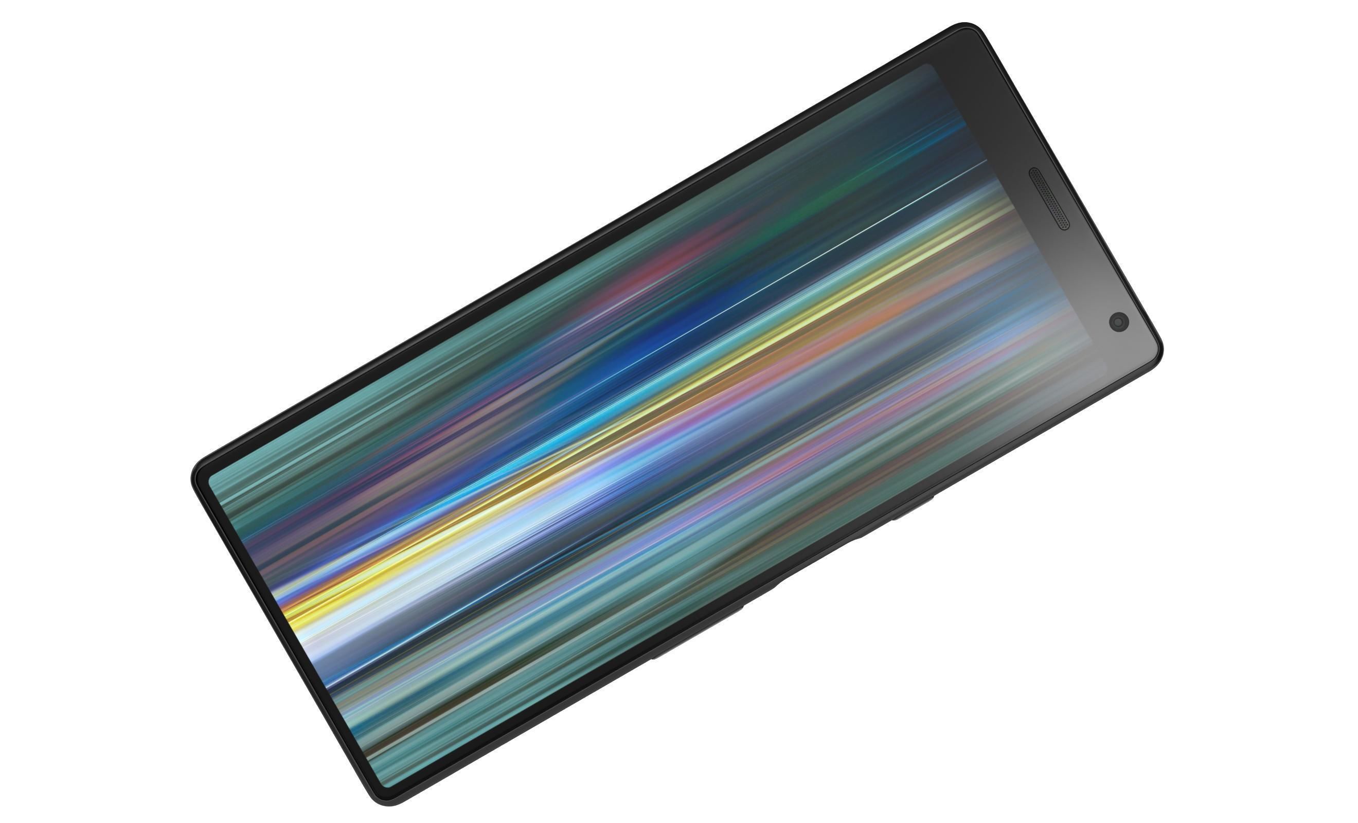 Sony Xperia 10 Black 3D model_7