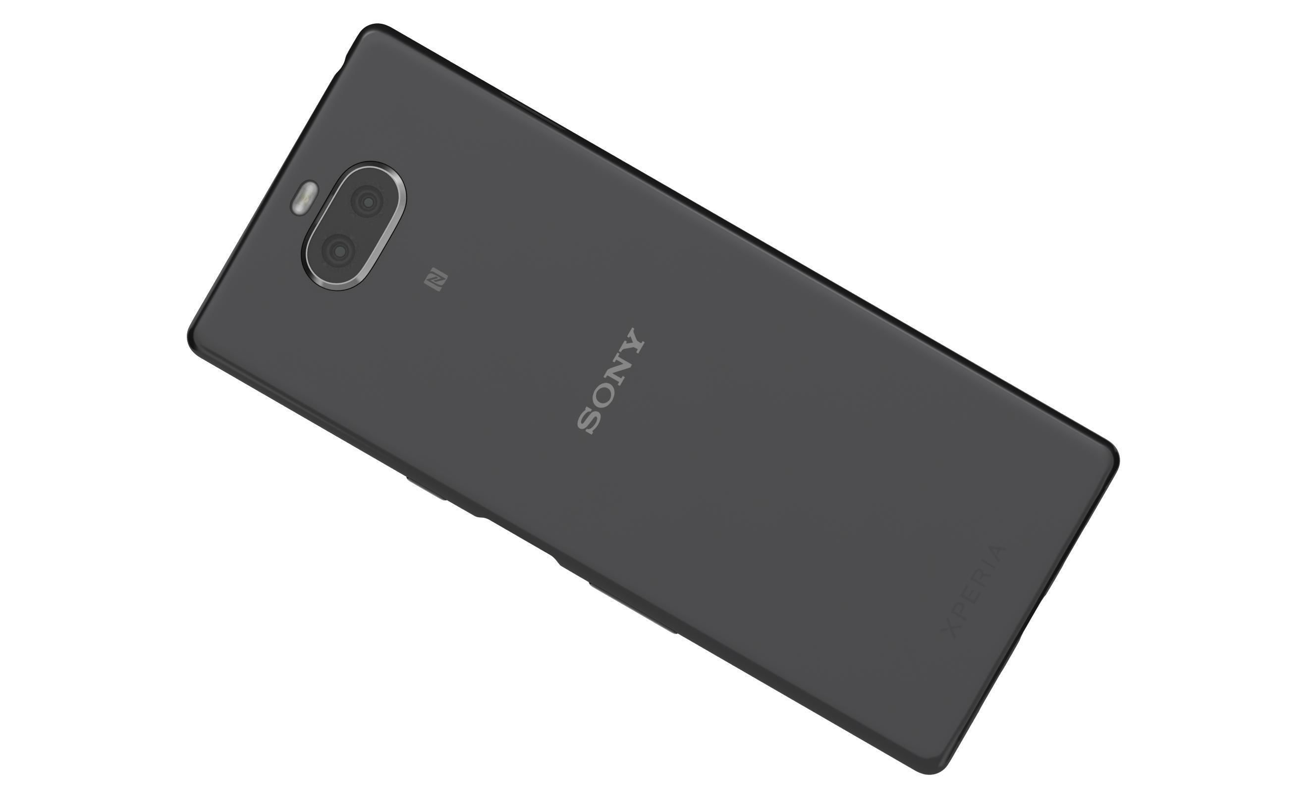 Sony Xperia 10 Black 3D model_8