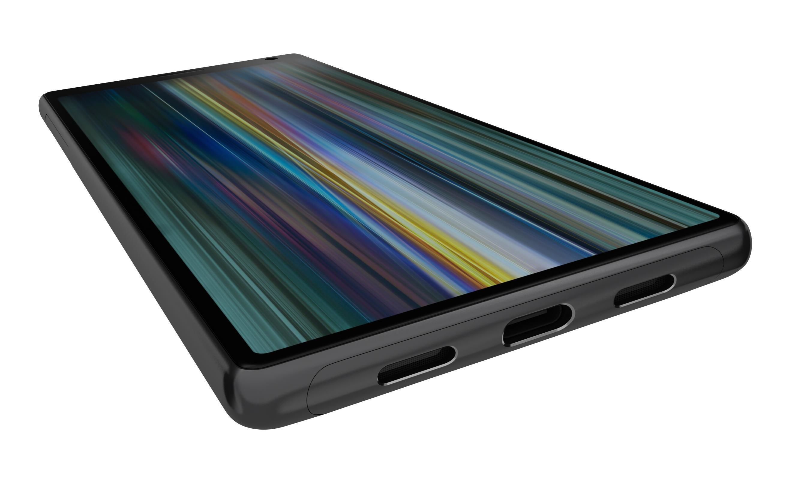 Sony Xperia 10 Black 3D model_12