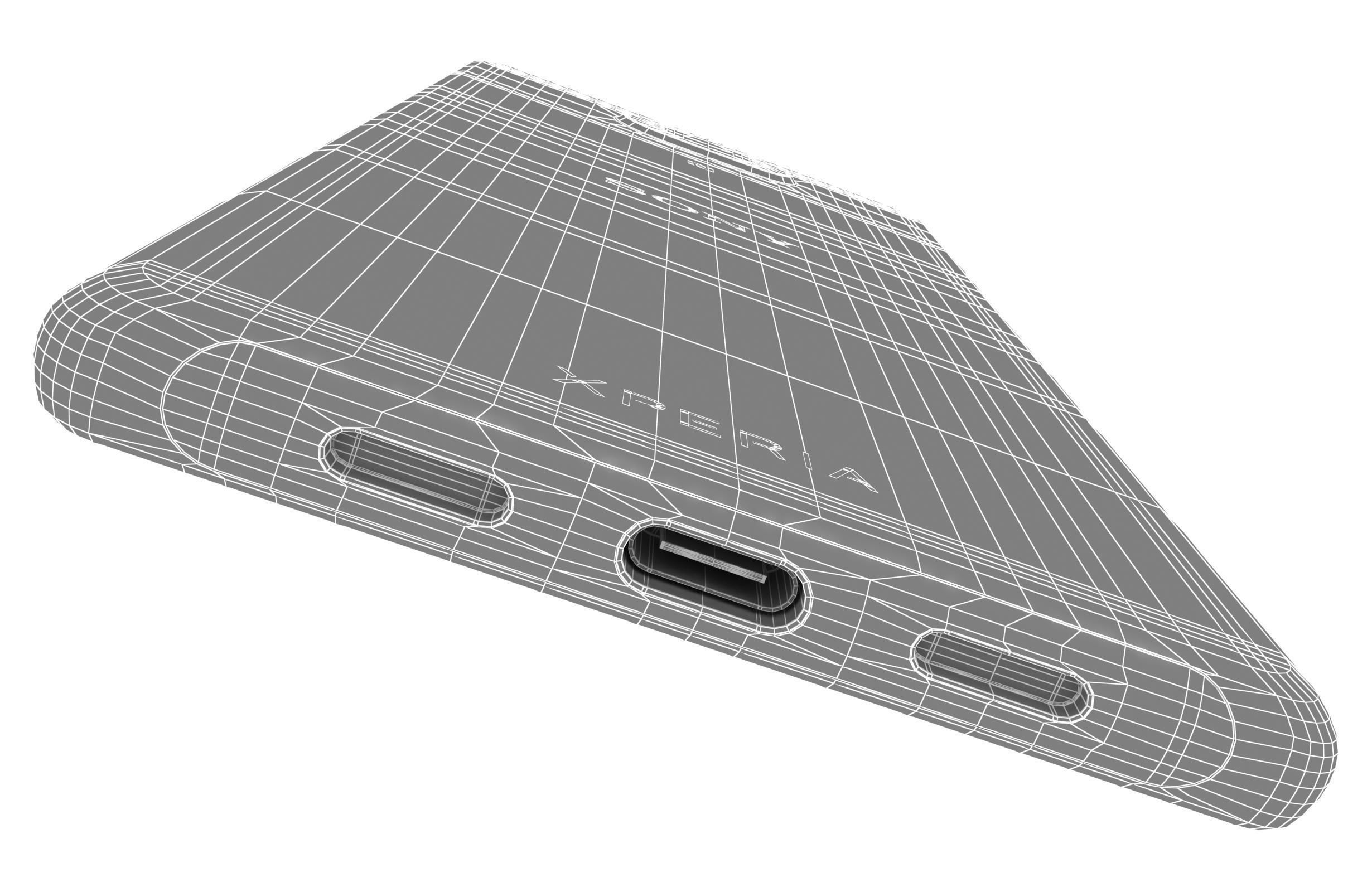 Sony Xperia 10 Black 3D model_18