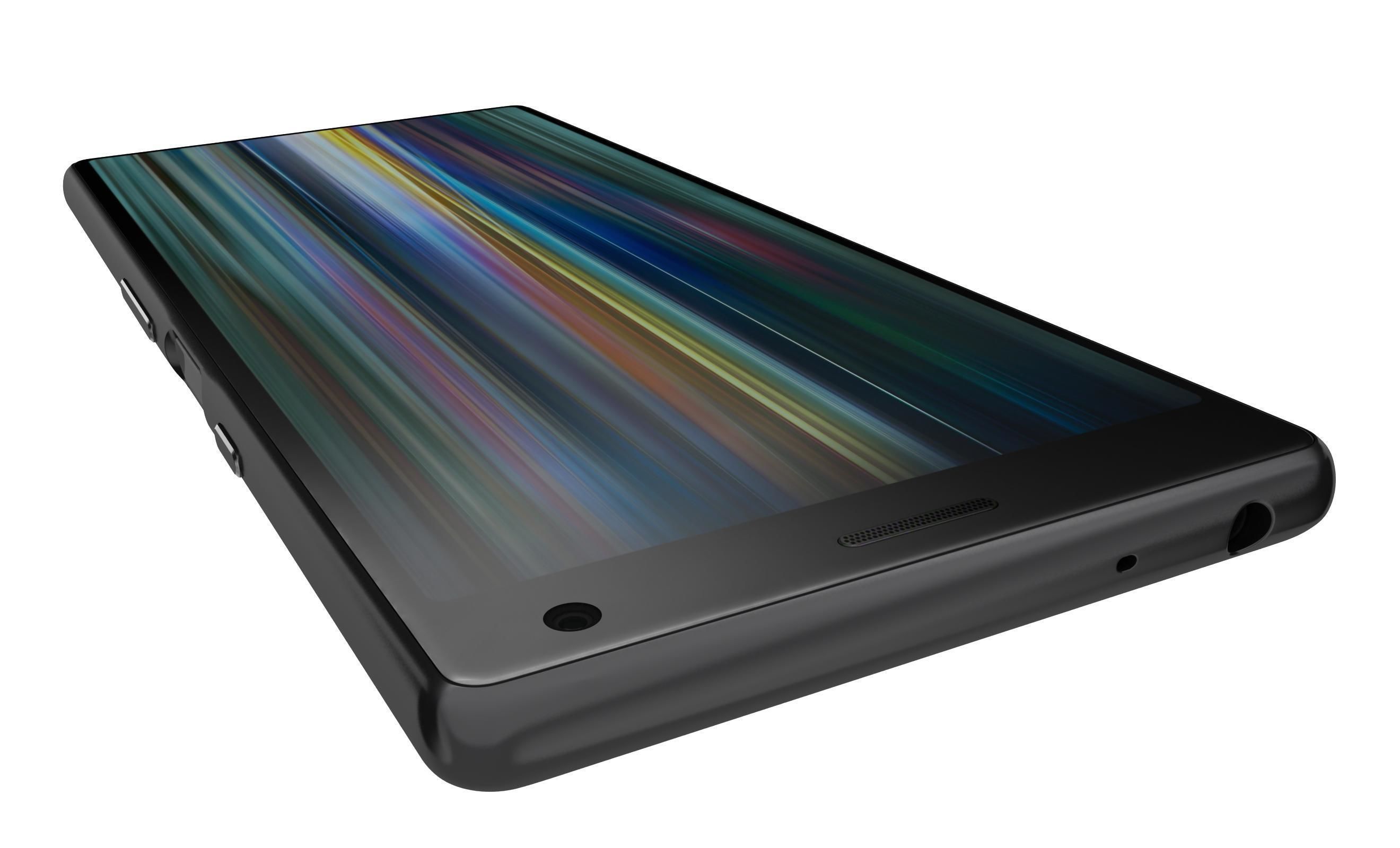Sony Xperia 10 Black 3D model_11