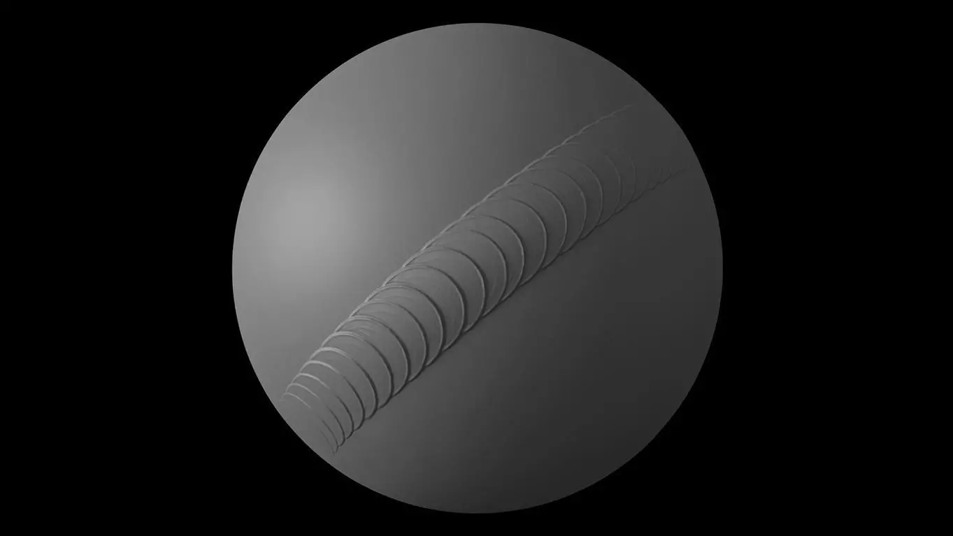 Weld Brush - Stack Of Dimes Texture