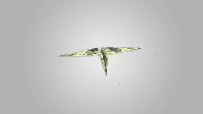 dollar-paper-plane origami paper airplane