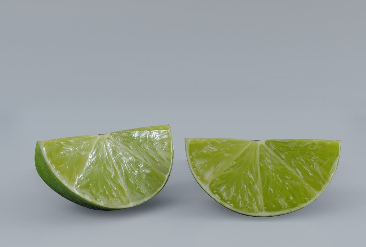 Lime PBR Low-poly 3D model_10