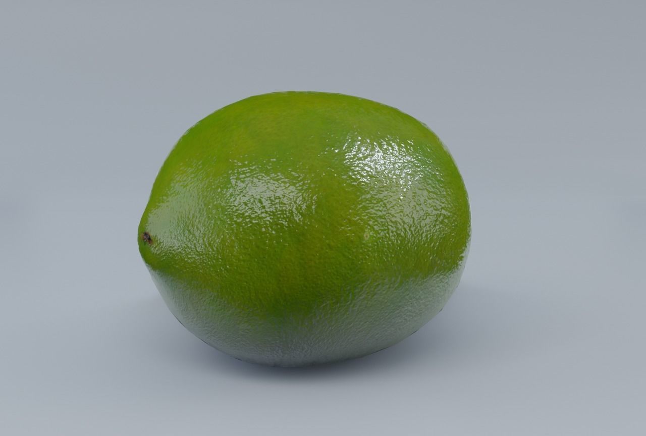 Lime PBR Low-poly 3D model_6