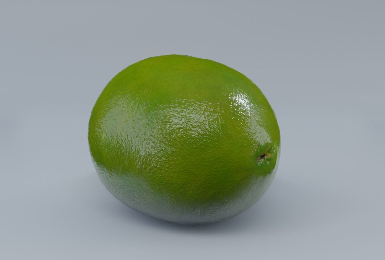 Lime PBR Low-poly 3D model_5