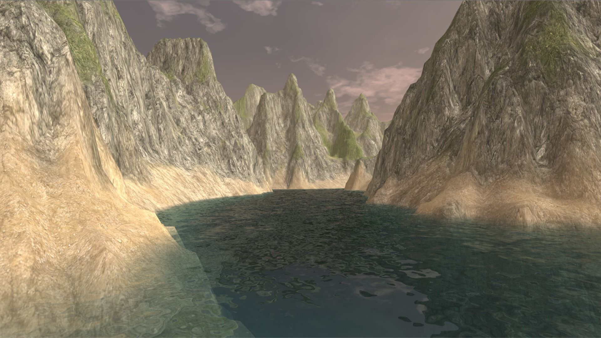 Open World Map Free low-poly 3D model_3