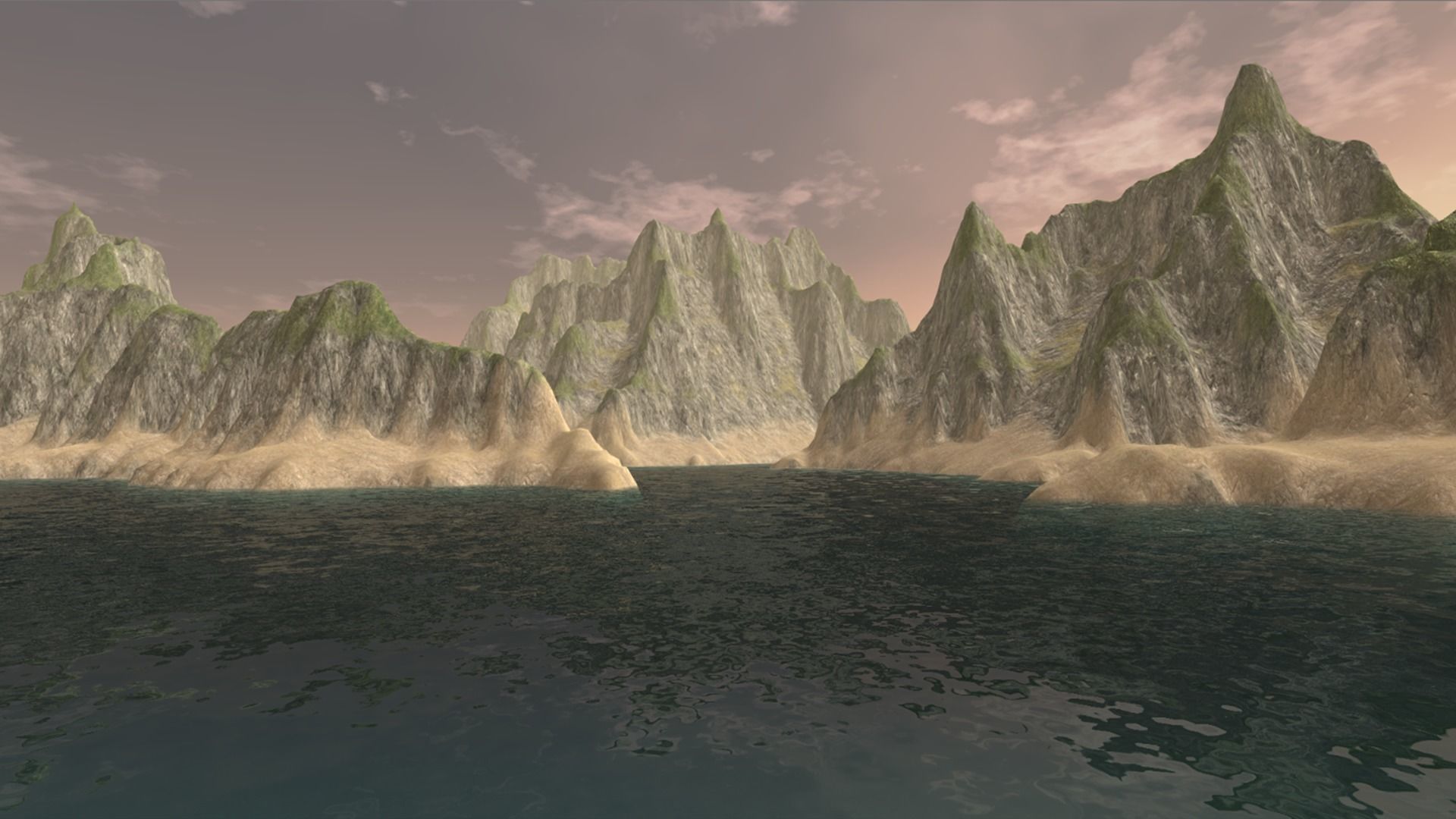 Open World Map Free low-poly 3D model_5