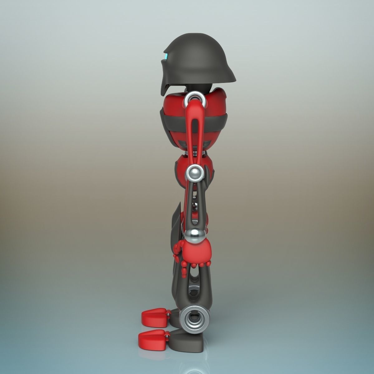 Droid Robot 3D model_4