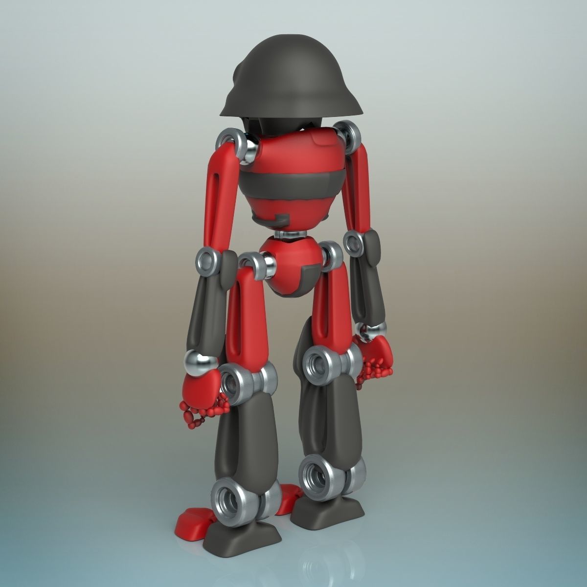 Droid Robot 3D model_8