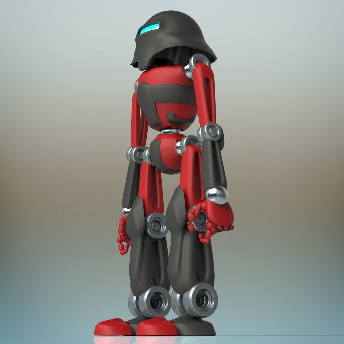 Droid Robot 3D model_10