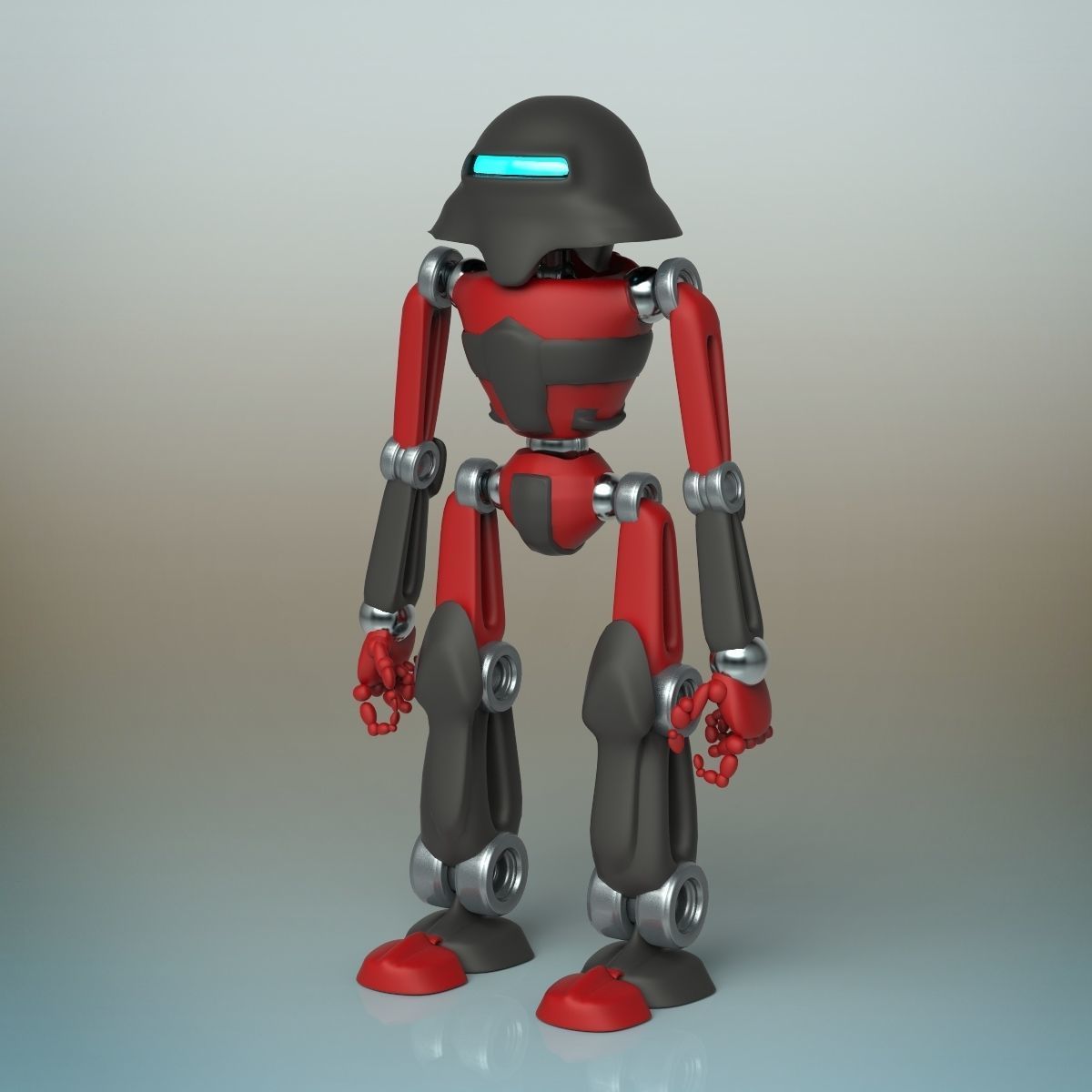 Droid Robot 3D model_1