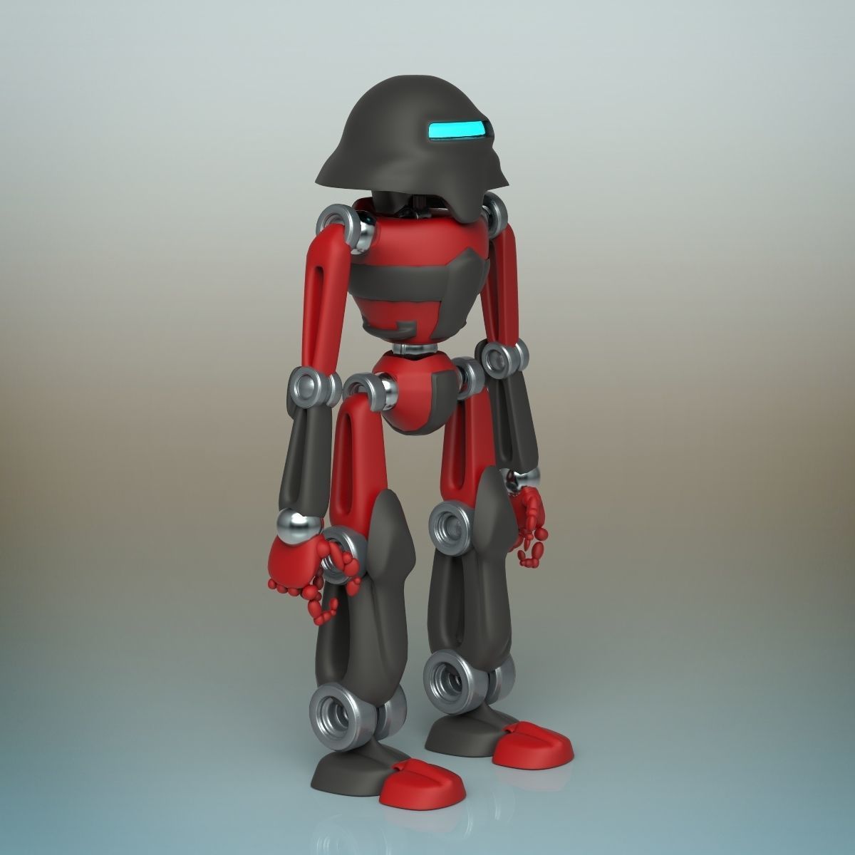 Droid Robot 3D model_3