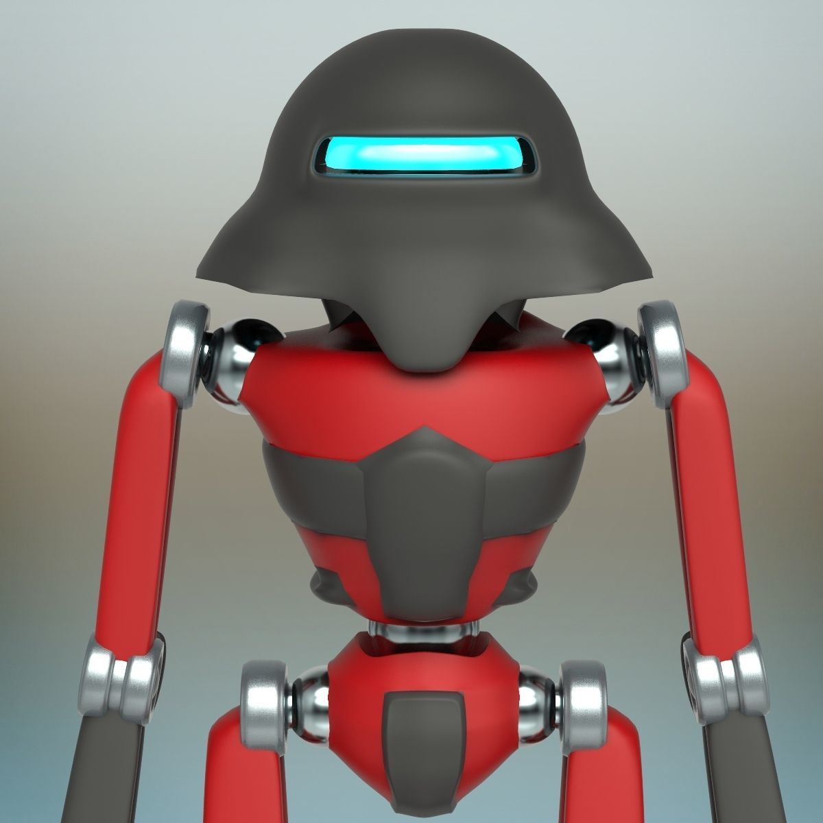 Droid Robot 3D model_2