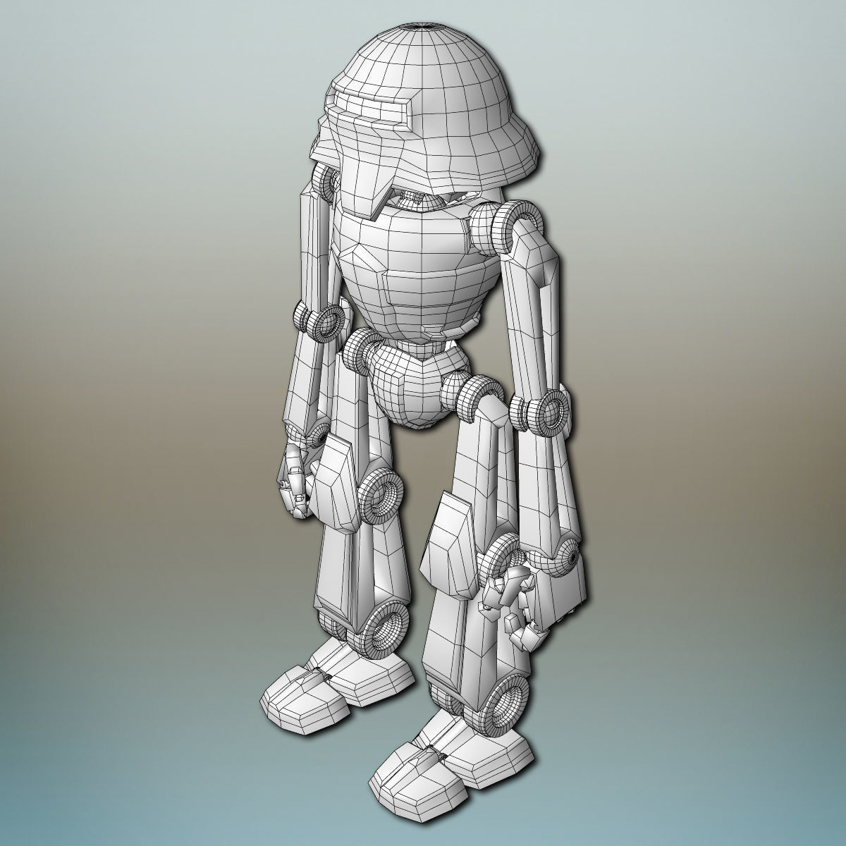 Droid Robot 3D model_11