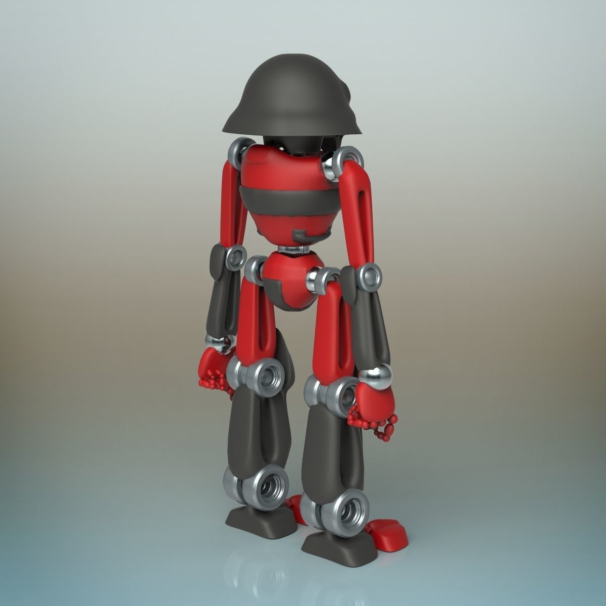 Droid Robot 3D model_7