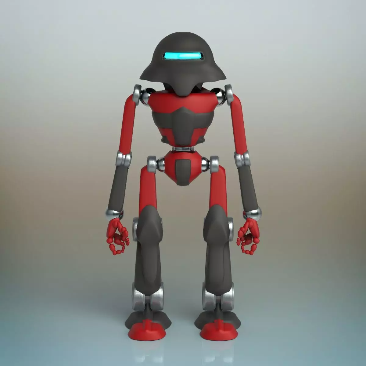 Droid Robot 3D model_0
