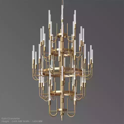 Luxxu Gala Suspension Chandelier 3D model Luxxu Gala Suspension Chandelier 3D model