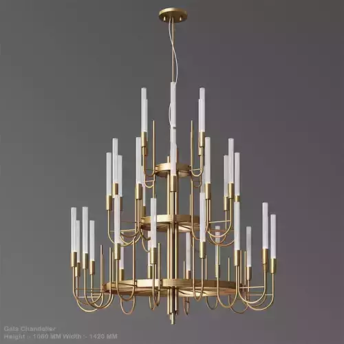Luxxu Gala Suspension Chandelier 3D model Luxxu Gala Suspension Chandelier 3D model