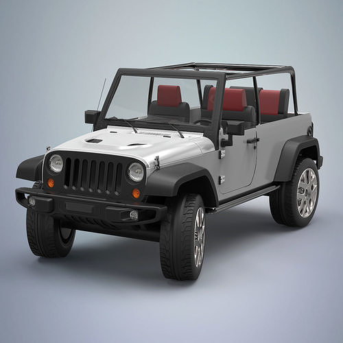 Off-road Jeep 3D model