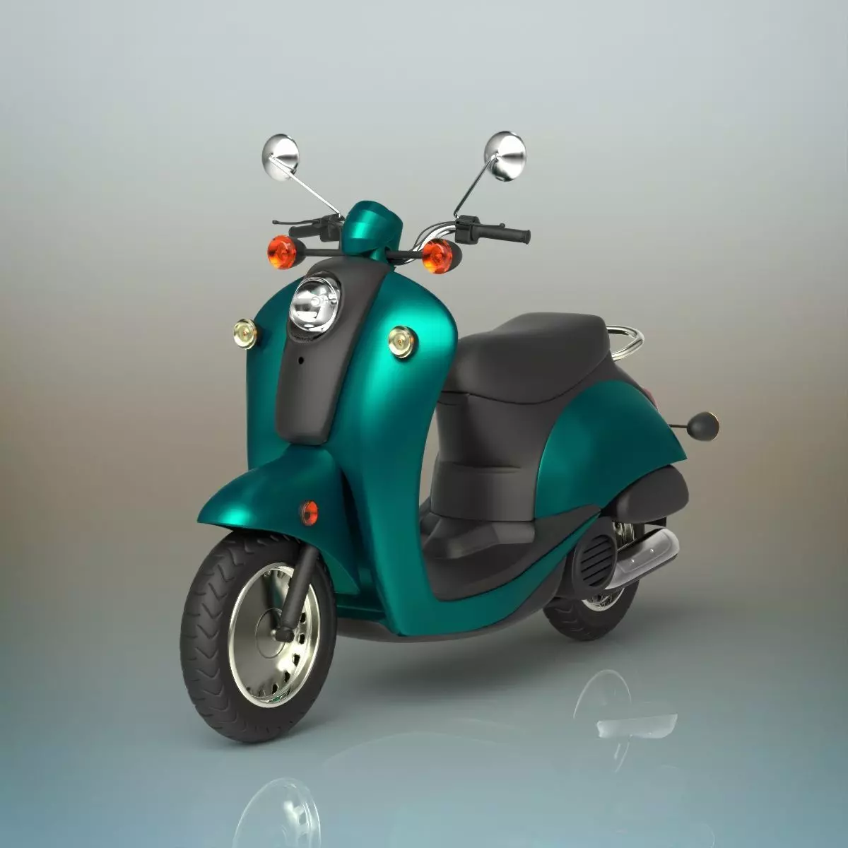 Scooter honda 3D model_0