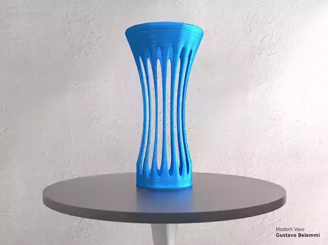 Modern Vase Wide Mouth 3D print model