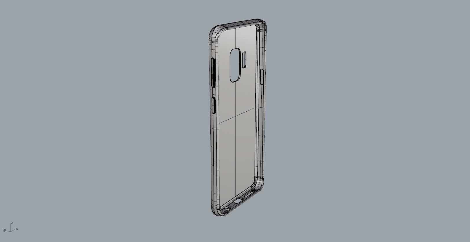Samsung Galaxy S9 Black case 3D print model_12