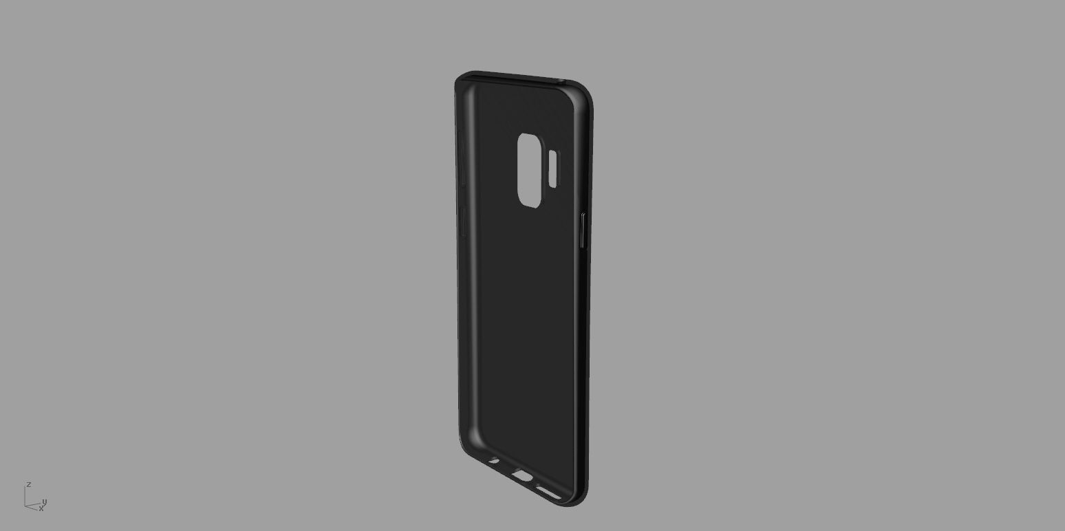 Samsung Galaxy S9 Black case 3D print model_15